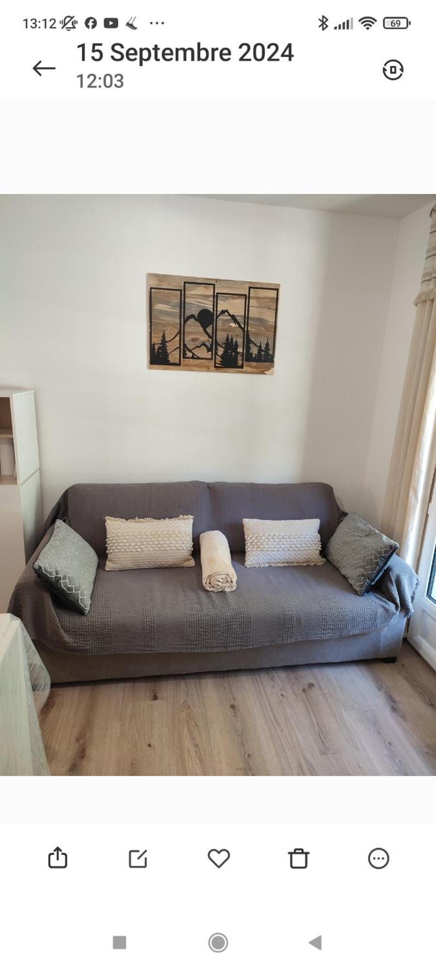 Charmant Appartement 4 Pers,Vue Montagne Avec Parking Prive Et Balcon コテレ エクステリア 写真